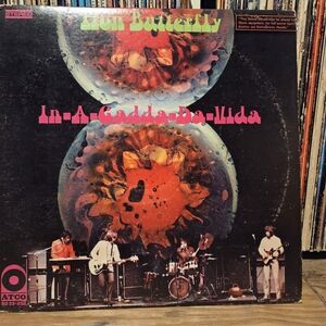 Iron Butterfly "In-A-Gadda-Da-Vida" Vinyl LP - vintage 1968 stereo